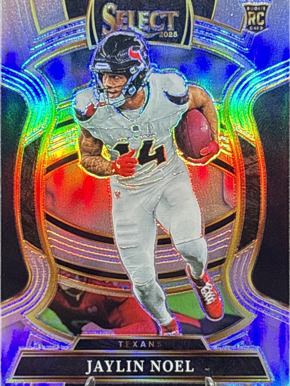 Panini Select 2025 Jaylin Noel Rookie Holo Prizm Football Card